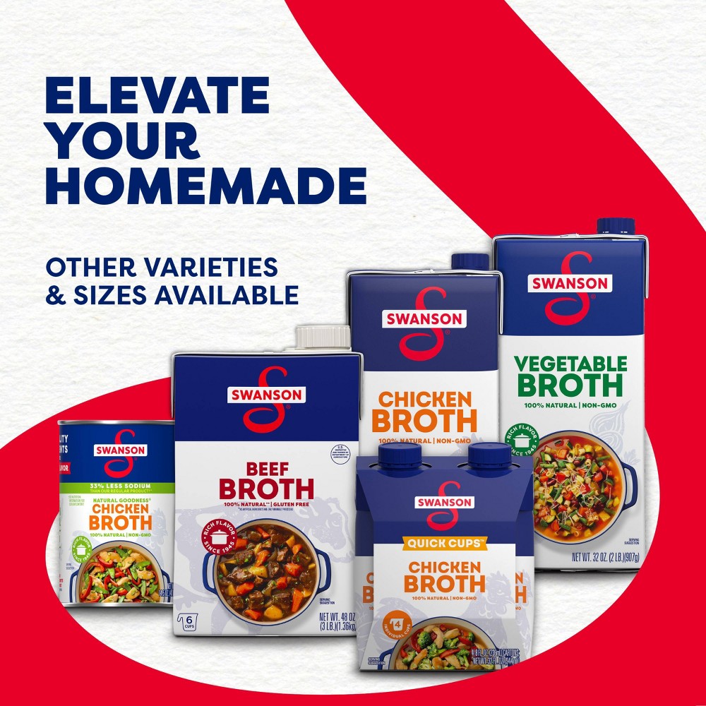 Swanson Natural Goodness Gluten Free 33% Less Sodium Chicken Broth - 32oz (LOCAL PICKUP ONLY)