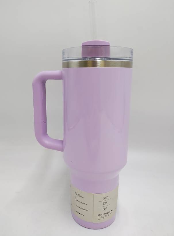 Stanley 40 oz Stainless Steel H2.0 Tumbler Sour Grape - READ DESCRIPTION