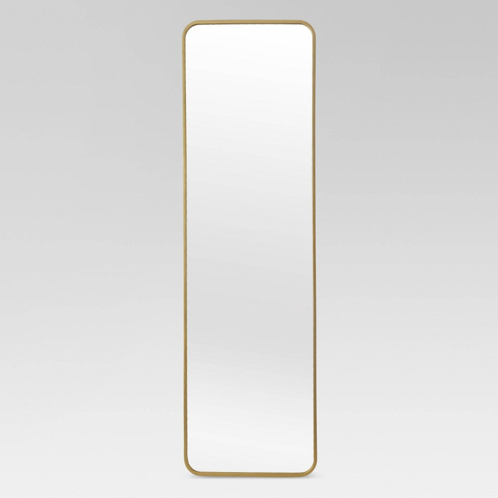 Over-the-Door Mirror Metal Brass - Project 62 (LOCAL PICKUP ONLY)