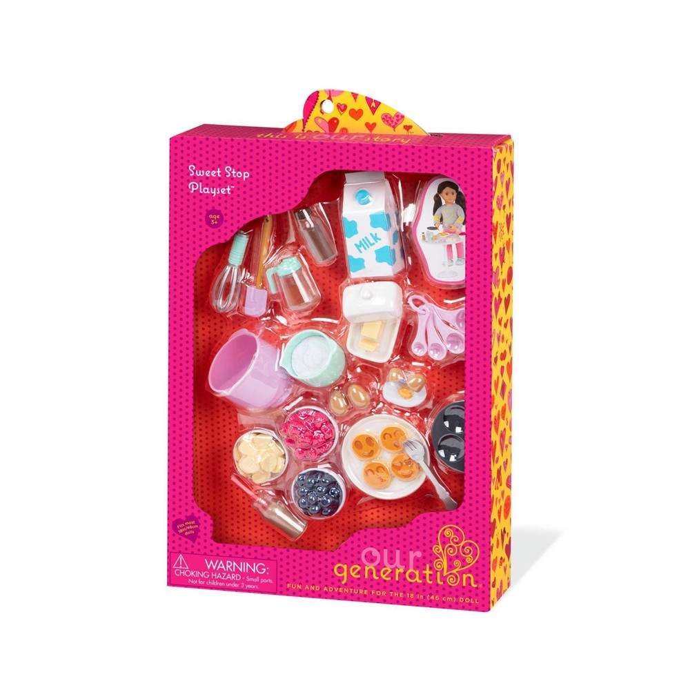 Our Generation Wake Up to Flavor Pancake Accessory Set for 18" Dolls