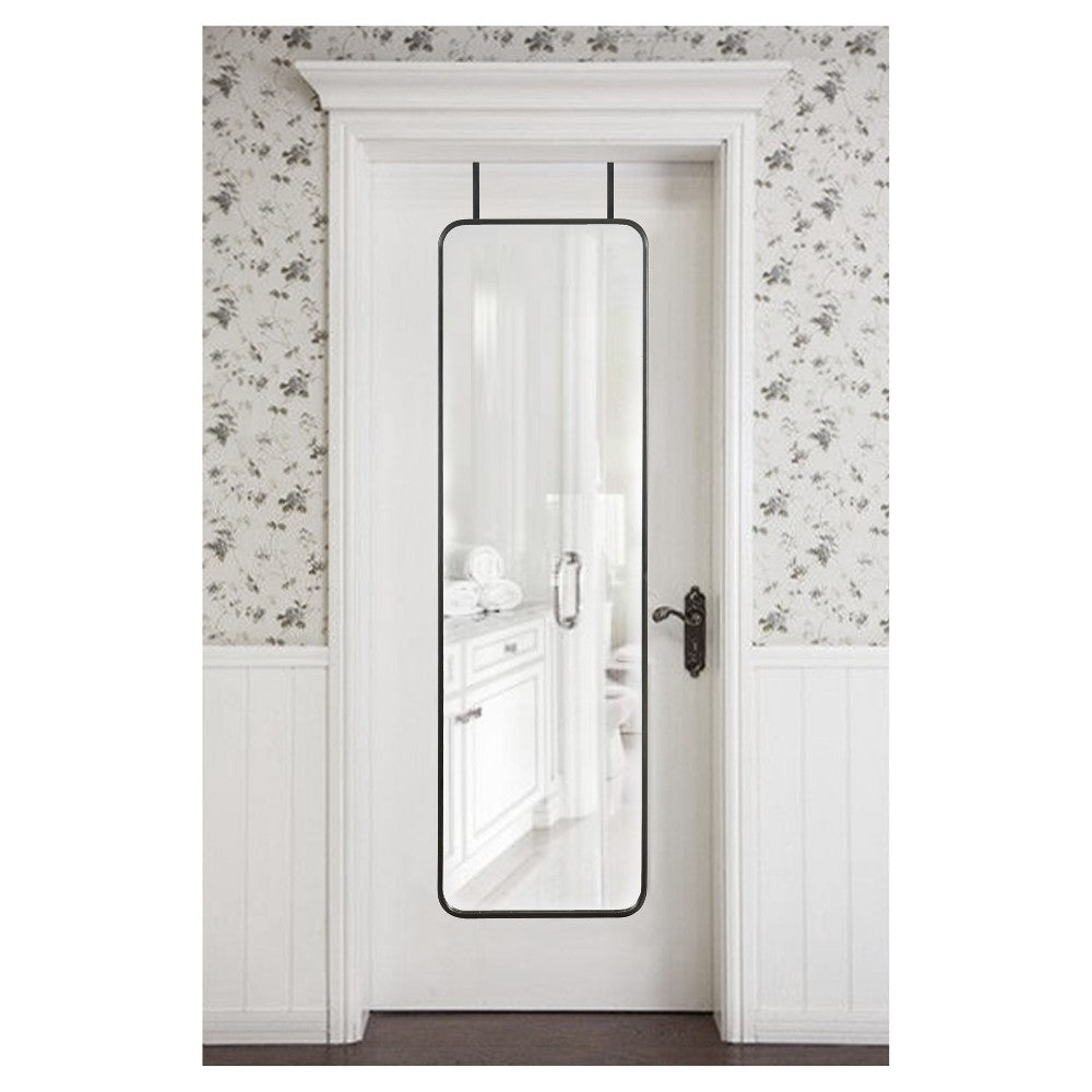 Over-the-Door Mirror Metal Black - Project 62 (LOCAL PICKUP ONLY)