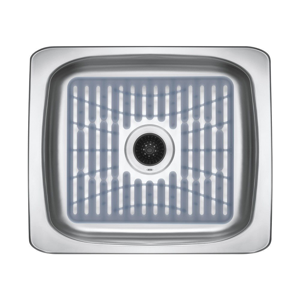 OXO 11.3" x 12.8" Silicone Sink Mat Gray