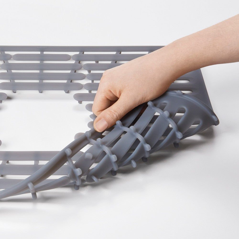 OXO 11.3" x 12.8" Silicone Sink Mat Gray