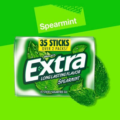Extra Sugar-Free Spearmint Sugar Free Chewing Gum - 35ct