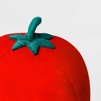 Shaped Plush Tomato Pillow Tomato Red - Room Essentials