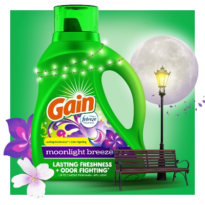 Gain Liquid Laundry Detergent - Moonlight Breeze - 144 fl oz