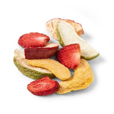 Apple, Strawberry, & Peach Freeze Dried Fruit Blend - 1oz - Good & Gather