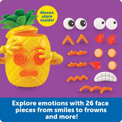 Learning Resources Big Feelings Pineapple: Educational Emotions Development Toy for Preschool, 30 Plastic Pieces