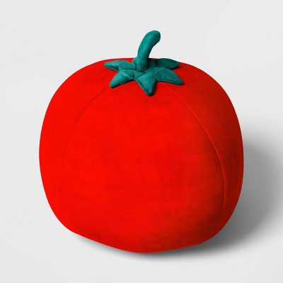 Shaped Plush Tomato Pillow Tomato Red - Room Essentials