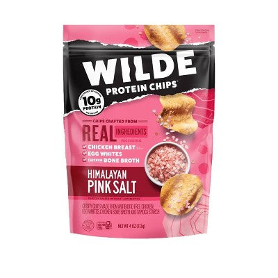 WILDE 10g Protein Chips Himalayan Pink Salt - 4oz