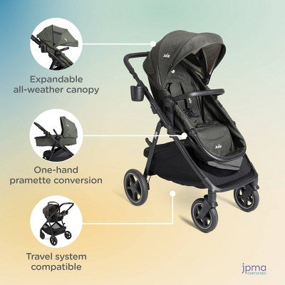 Joie Ginger LX 4-in-1 Pramette Stroller - Shale (LOCAL PICKUP ONLY)