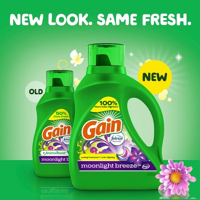 Gain Liquid Laundry Detergent - Moonlight Breeze - 144 fl oz