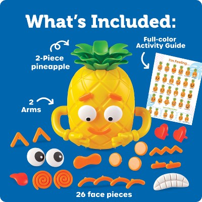Learning Resources Big Feelings Pineapple: Educational Emotions Development Toy for Preschool, 30 Plastic Pieces