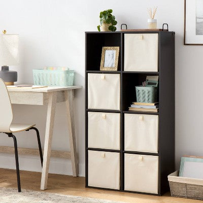 11" 8-Cube Book Shelf Black - Brightroom (LOCAL PICKUP ONLY)