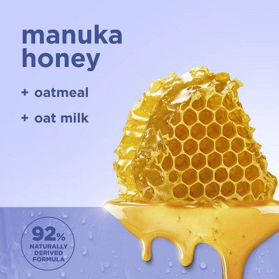 SheaMoisture Body Wash Smooth & Exfoliating - Manuka Honey & Oatmeal with Plant-Based Moisturizers - 18 fl oz