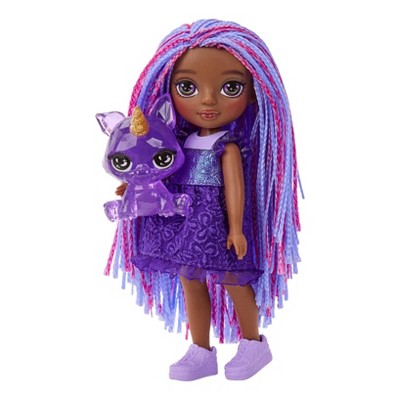 Rainbow High 6" Littles Doll - Indigo: Articulated Fashion Girl Figure with Accessories from MGA Entertainment