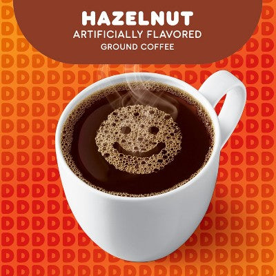 Dunkin' Hazelnut Flavored Medium Roast Ground Coffee - 12oz