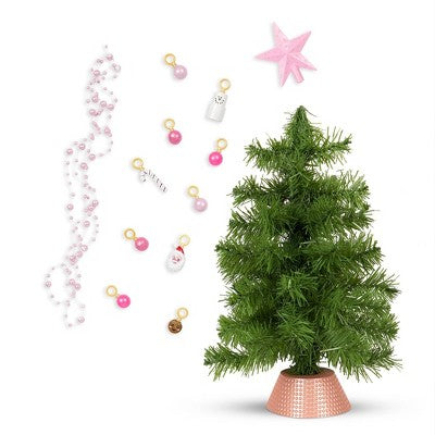 Our Generation Holiday Twinkle Christmas Tree & Ornaments Accessory Set for 18" Dolls