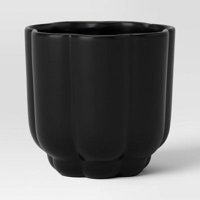 Scallop Planter Black - Room Essentials