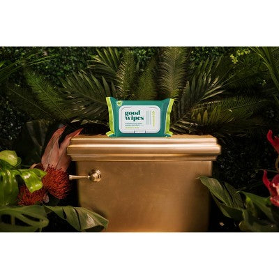 Goodwipes Botanical Bliss Flushable Wipes - 2pk/60ct