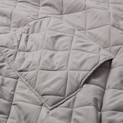 Quilted Wearable Blanket Gray - Room Essentials