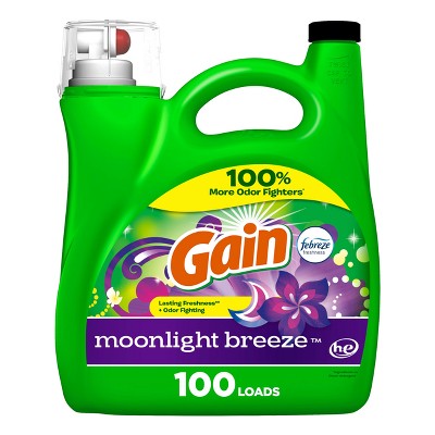Gain Liquid Laundry Detergent - Moonlight Breeze - 144 fl oz
