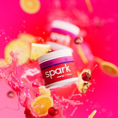 Spark Energy + Focus Drink Mixes Canister - Fruit Punch - 25 Servings