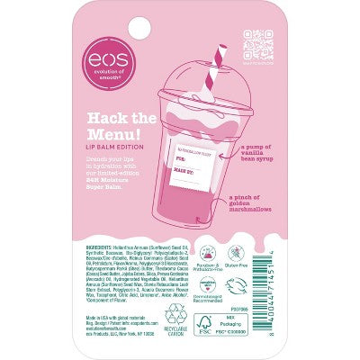 eos Limited Edition Lip Balm 24H Moisture Super Balm - Marshmallow Fluff - 0.35 fl oz