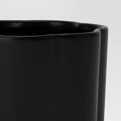 Scallop Planter Black - Room Essentials