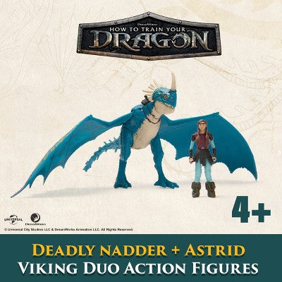 How to Train Your Dragon Astrid & Stormfly Figures