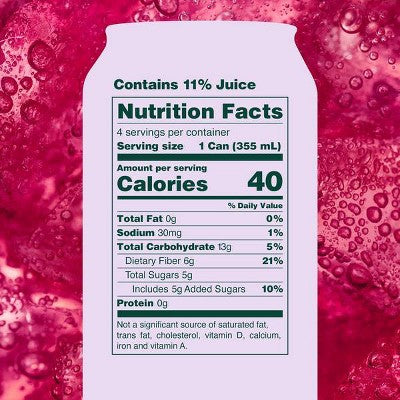 OLIPOP Classic Grape Prebiotic Soda - 4ct/12 fl oz Cans