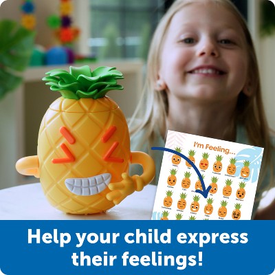 Learning Resources Big Feelings Pineapple: Educational Emotions Development Toy for Preschool, 30 Plastic Pieces