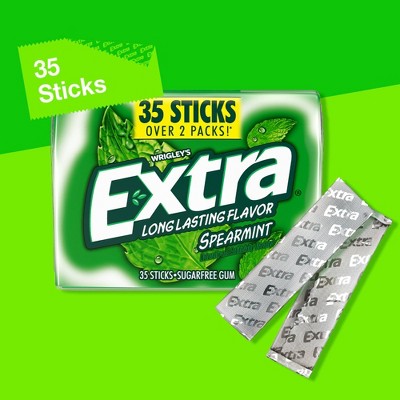 Extra Sugar-Free Spearmint Sugar Free Chewing Gum - 35ct