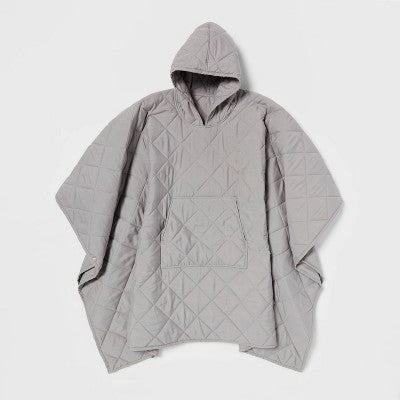 Quilted Wearable Blanket Gray - Room Essentials