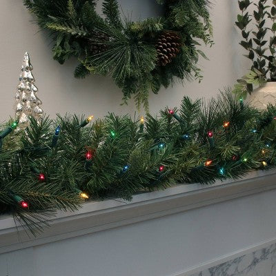 Philips 100ct Heavy Duty Incandescent Smooth Mini String Lights with Green Wireand Remains Lit Technology